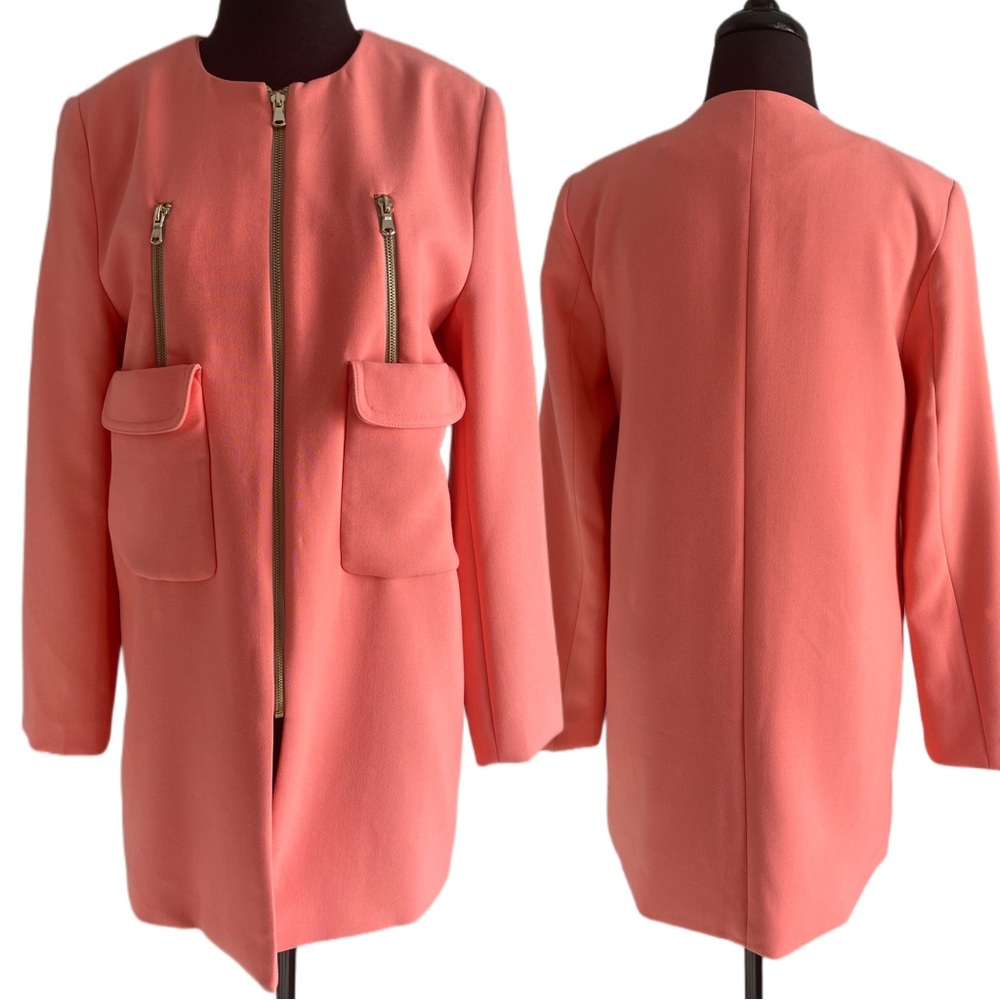 METAPHOR Orange Coral 3/4 Jacket